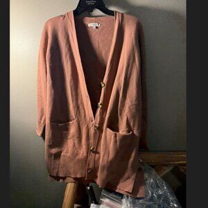 Madewell Button-Up Cardigan - Rust color - Very pretty!